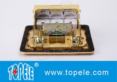 OEM pannello quadrato recipienti di rame / GFCI Ronda alluminio alloy POP-up tipo socket pavimento
