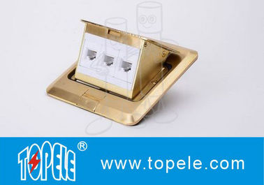 OEM pannello quadrato recipienti di rame / GFCI Ronda alluminio alloy POP-up tipo socket pavimento