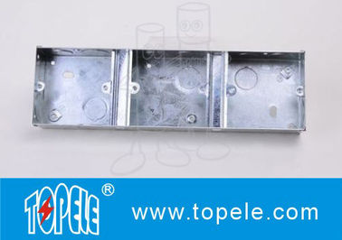 Acciaio BS4568 Terminal 1+1+1 Gang Box, Box elettrici e coperture Mercato dell' Arabia Saudita