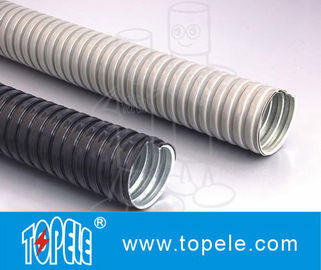 Acciaio galvanizzato elettrico PVC condotto flessibile e accessori grigio