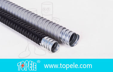 Acciaio galvanizzato elettrico PVC condotto flessibile e accessori grigio