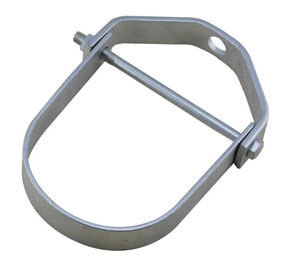 Appendici a forma di U regolabili per tubi a clevis placcati in zinco per fili sospesi