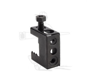Clampe per travi di ferro malleabile, impianti di impianti di tubi galvanizzati Top Universal Beam Clamps OEM/ Lay In Lugs/ Black Enamel Spring Steel