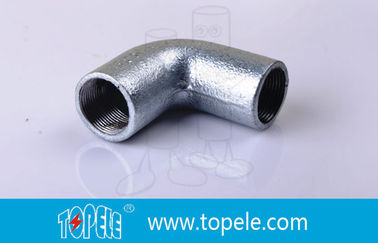 25 mm BS4568 Fittings di condotto Ferro malleabile Massello gomito 90 gradi tubo piegato
