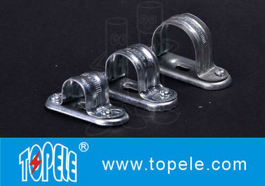 Saddle a barra spazzatrice in acciaio galvanizzato con pinza di condotto di base / diametro 20 mm