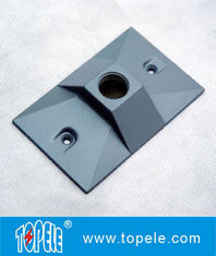 Tre fori elettrici resistenti alle intemperie coperture rettangolari di alluminio guarnizioni e viti