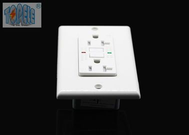 15A 125V AC GFCI Receptacles Duplex Tamper Resistant End Of Life Monitoring Funzione