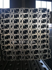 Caldo immersione in acciaio galvanizzato a fessura canale Unistrut per sostenere condotti 41X 41MM
