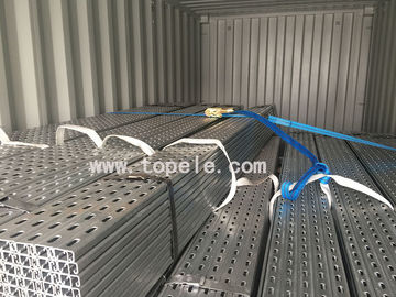 Caldo immersione in acciaio galvanizzato a fessura canale Unistrut per sostenere condotti 41X 41MM