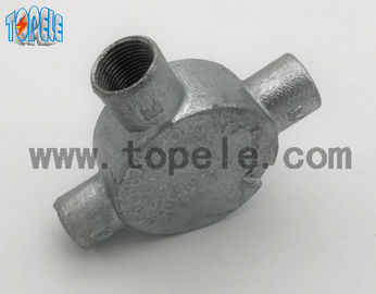 Alumini / ferro malleabile BS4568 Conduit Three Way Junction Box Long Life Time