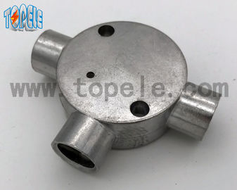 Alumini / ferro malleabile BS4568 Conduit Three Way Junction Box Long Life Time