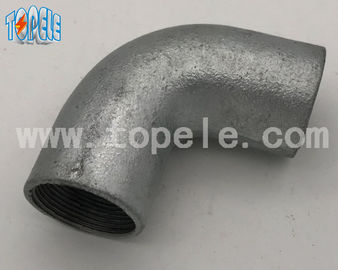 BS4568 20mm/25mm/32mm 90 gradi galvanizzato gomito solido in ferro fuso malleabile