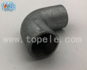 BS4568 20mm/25mm/32mm 90 gradi galvanizzato gomito solido in ferro fuso malleabile
