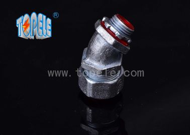 Conduttore e accessori flessibili e tenui al liquido, connettore tenuto ad angolo di 90 gradi zinco