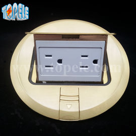 Pannello quadrato rame / alluminio rotondo alloy POP-up tipo socket GFCI recipienti OEM
