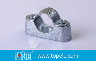 BS31 / BS4568 Fittings di condotto 20 mm Ferro malleabile Sella a distanza pesante con base