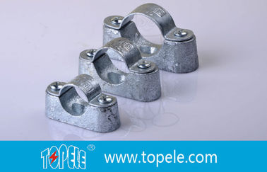 BS31 / BS4568 Fittings di condotto 20 mm Ferro malleabile Sella a distanza pesante con base