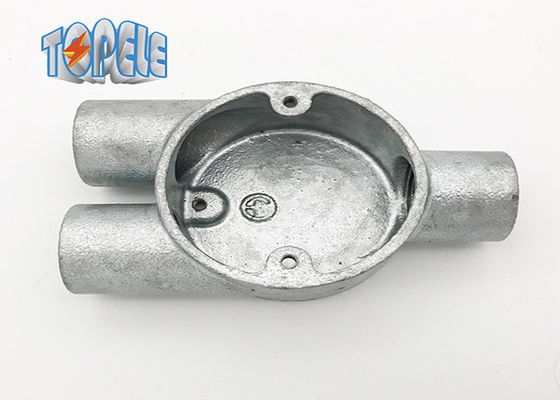 BS4568 BS31 Box di giunzione circolare terminale unidirezionale malleabile