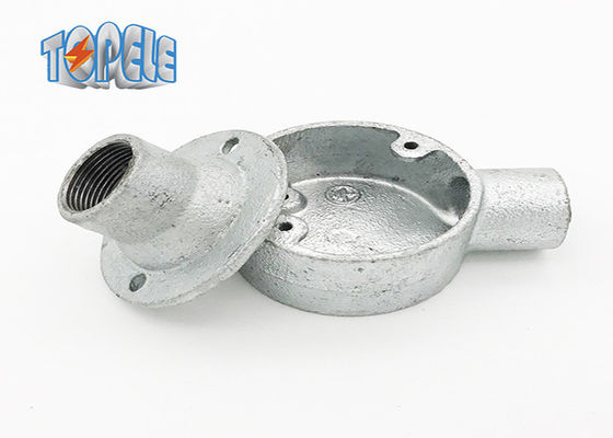 Galvanizzato a caldo BS4568 Conduito Caselle di ferro malleabile Copertura femminile a cupola