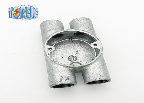 BS4568 BS31 Box di giunzione circolare terminale unidirezionale malleabile