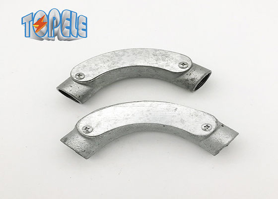 Certificato ISO BS4568 condotto 20 mm 25 mm gomito piega di ispezione in ferro malleabile