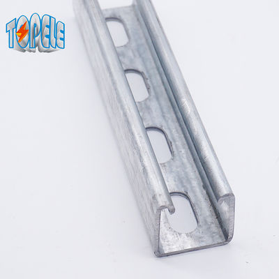 Canali di unistrut di 3 metri 41 x 41 mm 41 x 21 mm