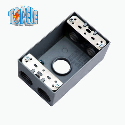 1 gang 3 fori 3/4 pollici IP67 Caselle elettriche impermeabili