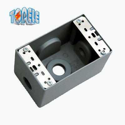 1 gang 3 fori 3/4 pollici IP67 Caselle elettriche impermeabili