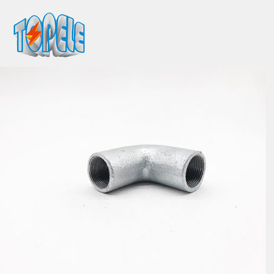Bs Massiccio galvanizzato 25 mm 90 gradi gomito del condotto