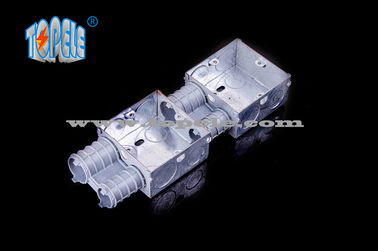 Scatole elettriche / scatole di conduzione metallica standard britannica con PVC, scatola di interruttore
