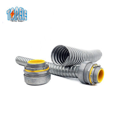 Colore metallico 1/2 &quot;Zinc Die Cast Flessibile Conduit Connector Diretto per Conduit