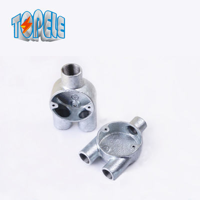 Casella di giunzione elettrica in ferro malleabile di alluminio galvanizzata 20 mm 25 mm