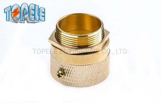 Fittings per condotti metallici in ottone flessibile di tipo maschile e corto