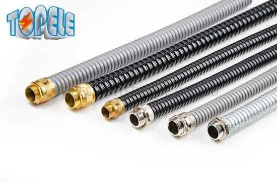 Fittings per condotti metallici in ottone flessibile di tipo maschile e corto
