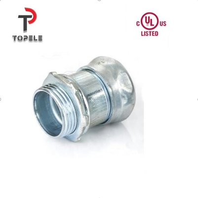Tipo di compressione del connettore del condotto EMT in acciaio galvanizzato