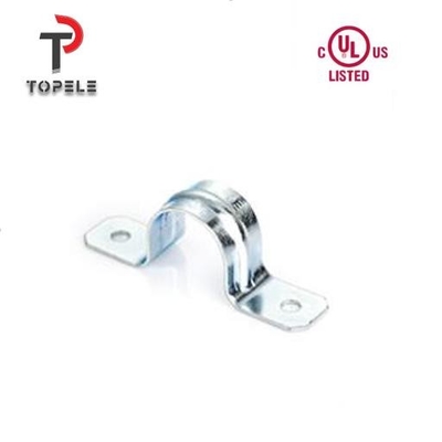 UL Standard 1/2&quot; - 4&quot; Pre Galvanizzato Due Fori Strap Per EMT condotto