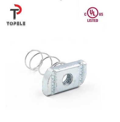 M6 M8 M10 M12 Canale Unistrut Galvanizzato di zinco Placcato di acciaio