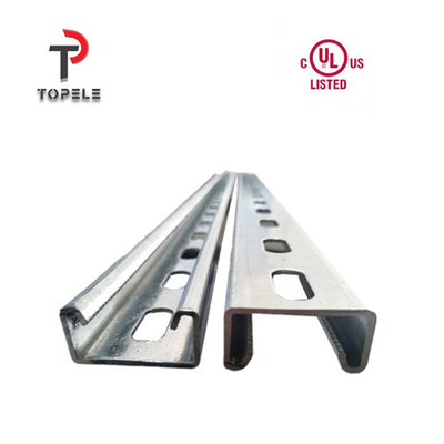 Galvanizzato Strut Slotted Canale Unistrut 1,5 mm - 3,0 mm