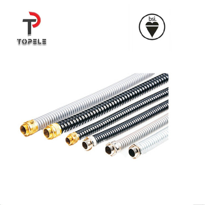 Conduito di ferro galvanizzato flessibile con rivestimento in PVC