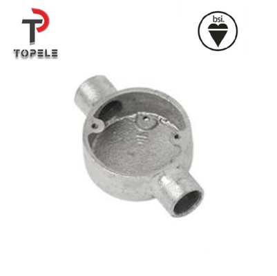Casella di giunzione circolare malleabile unidirezionale BS4568 BS31