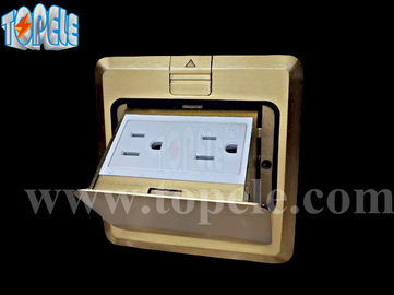 Pannello quadrato rame / alluminio rotondo alloy POP-up tipo socket GFCI recipienti OEM